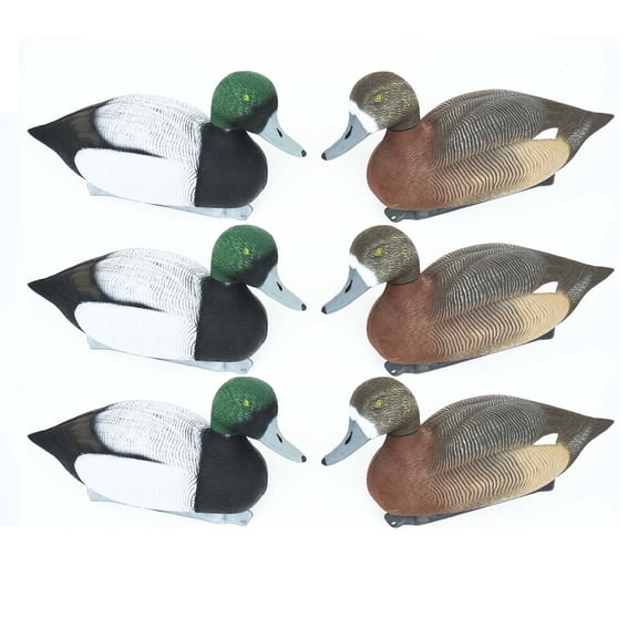 G&H Decoys Blue Bill Super Magnum Duck Decoys, 6 Pack