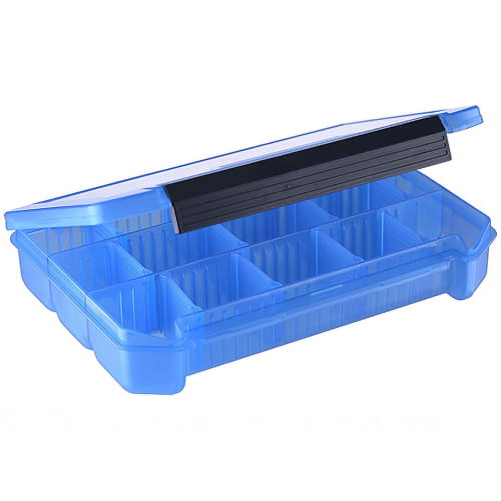 Prociv Large Tackle Box Double Layer Tackle Box Organizer Storage with  Handle Camping Storage Containers Tool Box Blue 