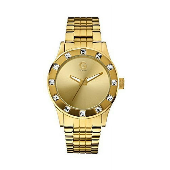 G by GUESS Women's Gold Tone Baguette Crystal Watch