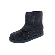 G by Guess Womens Asella Sequined Faux Fur Casual Boots