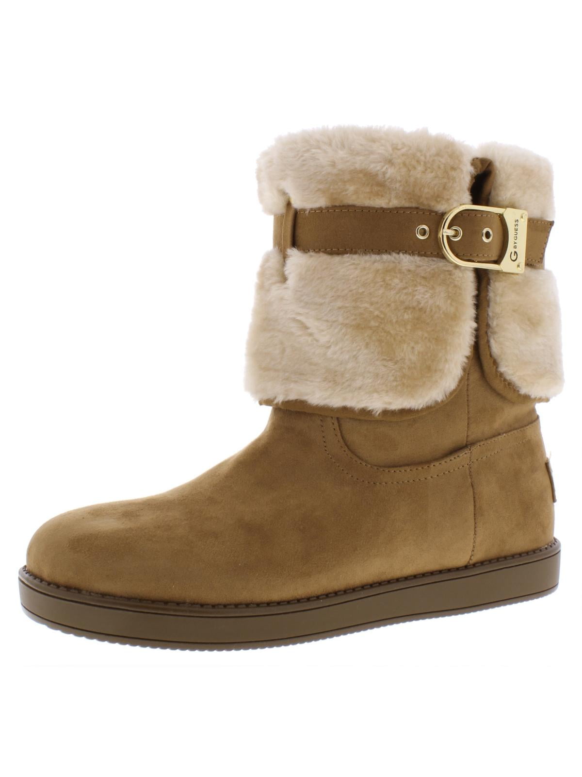 G por Guess Womens Aussie Faux Fur Round Toe Botines Mexico Ubuy