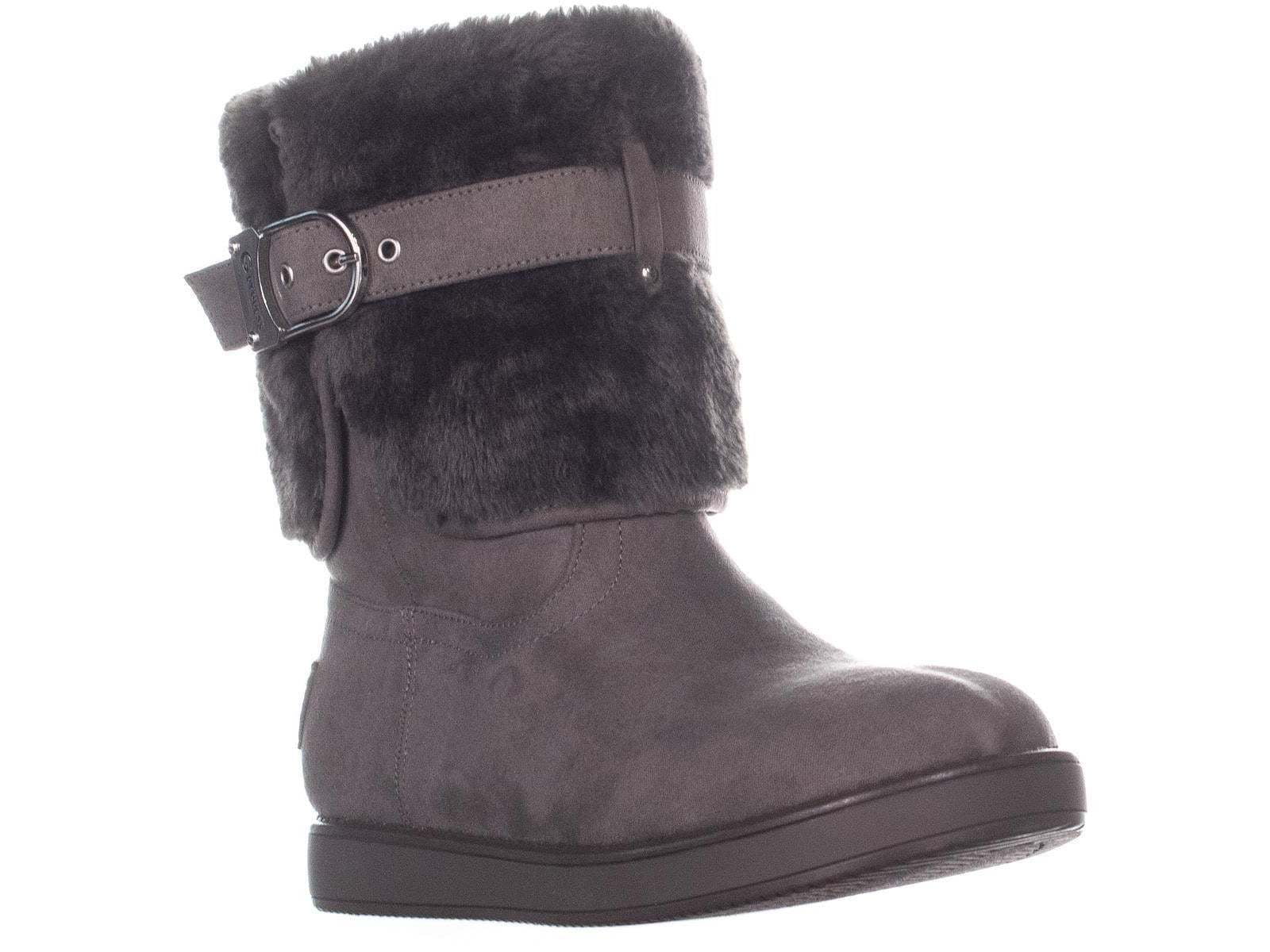 Andrew Halliday Forskelsbehandling Sindssyge G by Guess Womens Aussie Closed Toe Ankle Cold Weather Boots, Black, Size  6.0 - Walmart.com