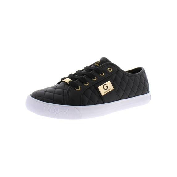 G by Guess Womens Backer 2 Quilted Fashion Sneakers Black 9 Medium (B,M)