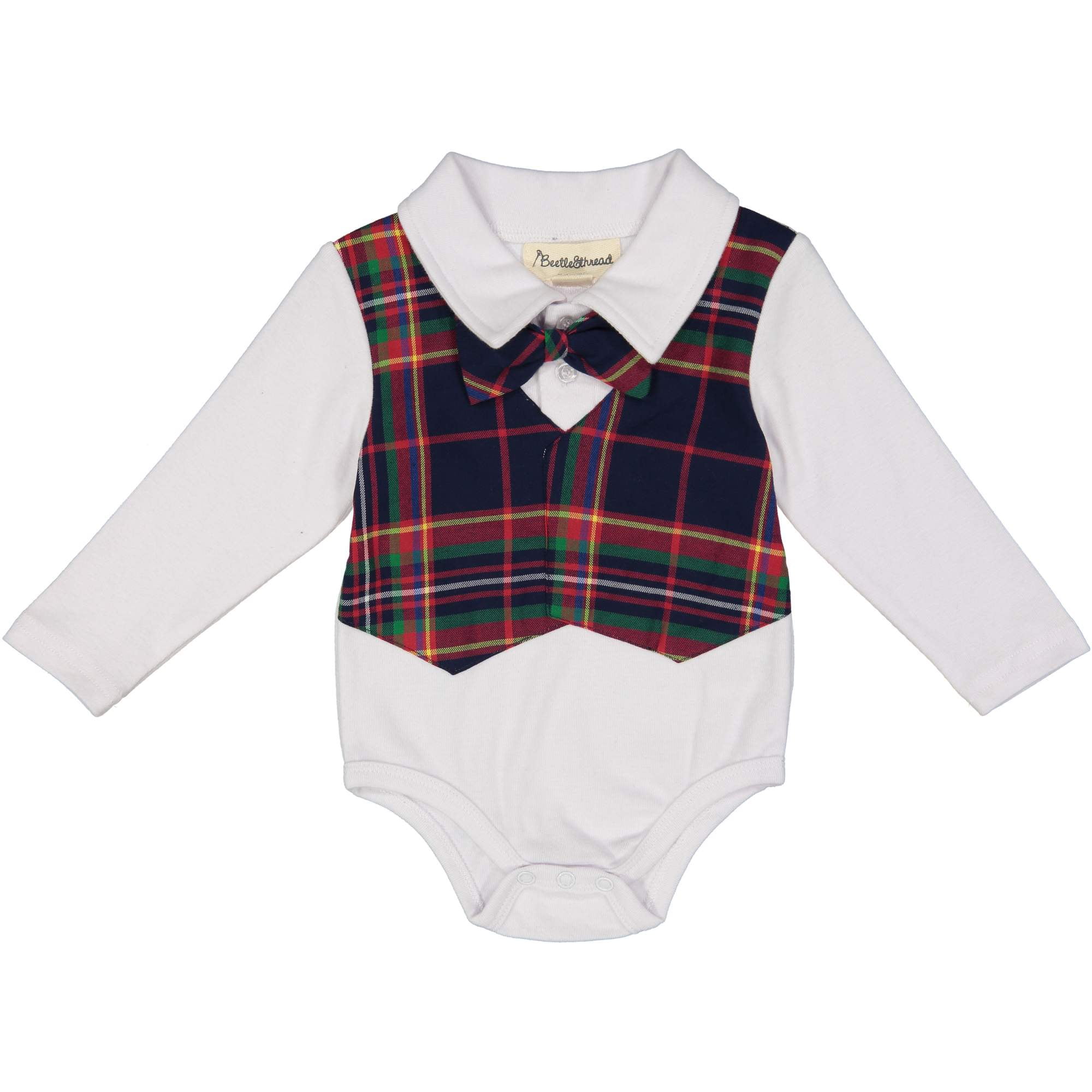 Gcutee Newborn Baby Boy Polo With Faux