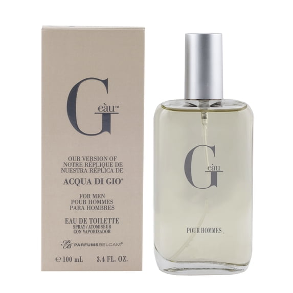 ParfumsBelcam G’eàu Eau De Toilette Spray, Men’s Cologne, 3.4 fl oz
