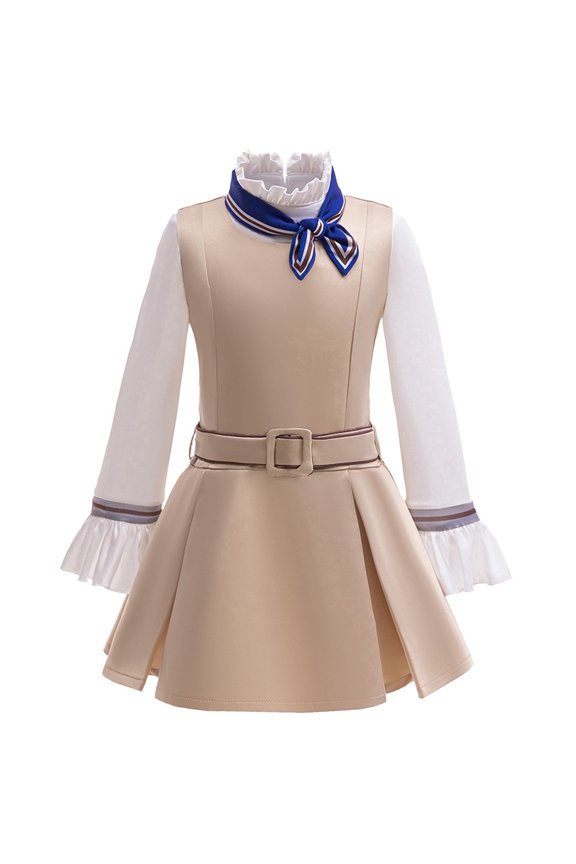 G'ir'ls Uniform Costume Long Sleeve Halloween Outfit