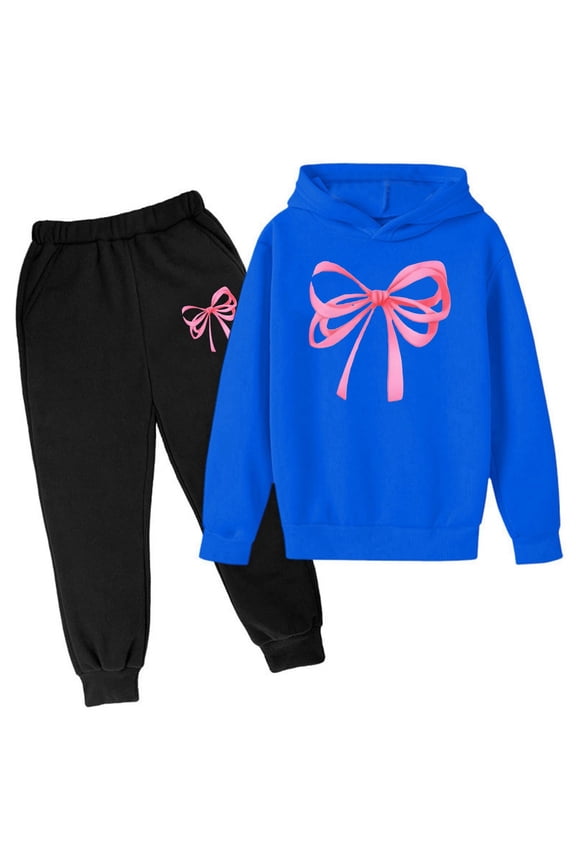 G_irls B_oys' Sweatsuit - 2 Piece Performance Fleece Hoodie Sweatshirt and Jogger Sweatpants