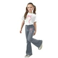 thumbnail image 1 of G`irls Clothes 2 Piece Cute Butterfly T-shirt & Flared Pants/Cargo Pants Spring Outfits for Teen G`irls 5-14Y, 1 of 5
