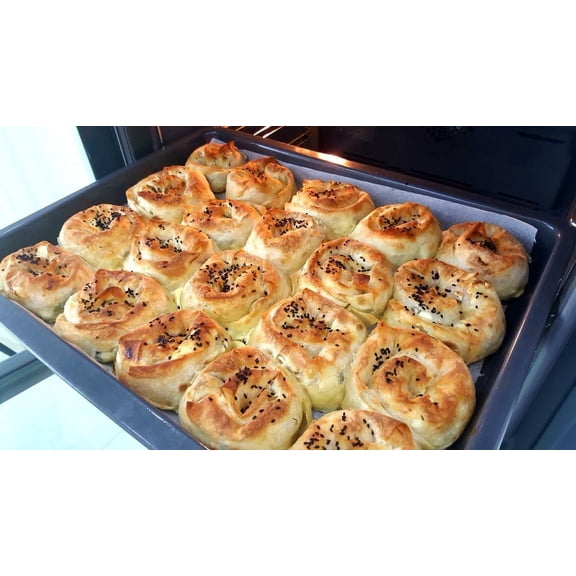 Gllolu Roll Cheese Pie (Glbrek), 9 pieces, daily fresh shipment from Istanbul/Turkey