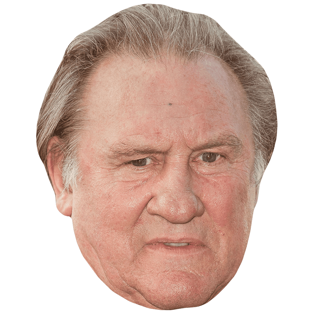 Masque De Gérard Depardieu – Moulage Plâtre Unique, Archive D'atelier