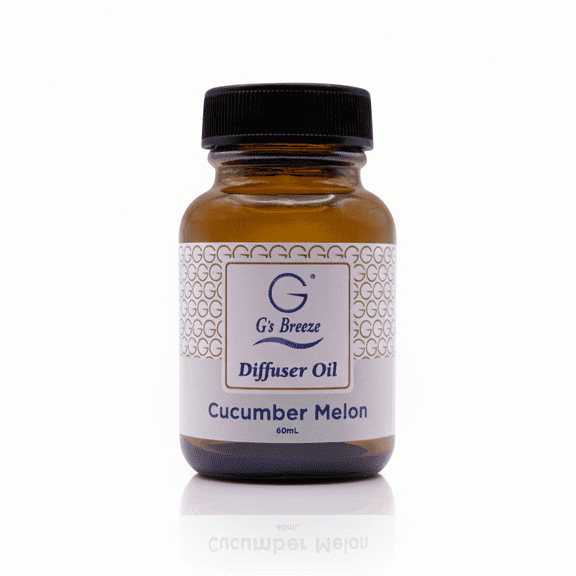 G's Breeze Cucumber Melon Diffuser Oil - Sweet, refreshing diffuser oil with juicy melon aroma for freshness.
