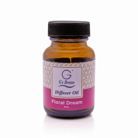 G's Breeze Floral Dream Diffuser Oil - Rose, lily & jasmine diffuser oil for long-lasting floral freshness.