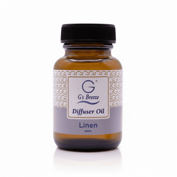 G's Breeze Linen Diffuser Oil - Crisp cotton & floral diffuser oil for clean, fresh, long-lasting scent.