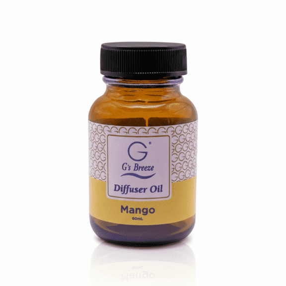 G's Breeze Mango Diffuser Oil - Tropical mango diffuser oil with fruity, energizing, refreshing aroma.