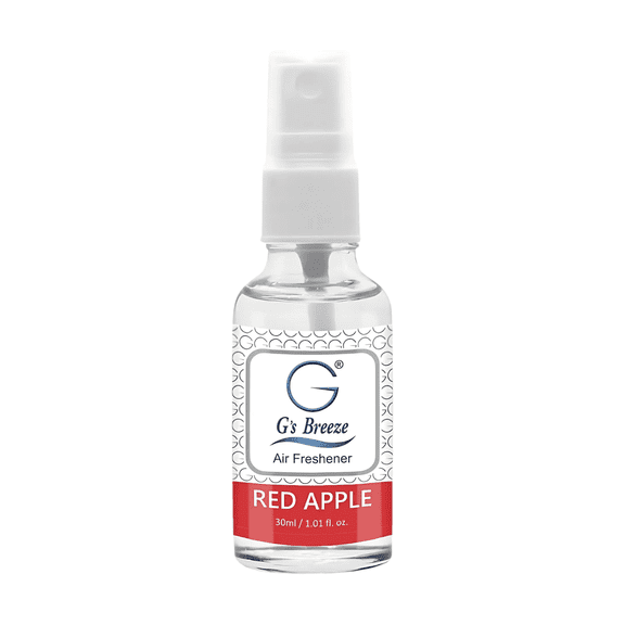 G's Breeze Red Apple Air Spray  Crisp, juicy apple scent that refreshes and brightens any space with long-lasting fruity freshness.