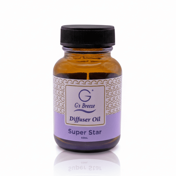 G's Breeze Super Star Diffuser Oil - Glamorous diffuser oil with vibrant, invigorating long-lasting scent.