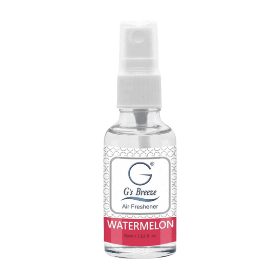 G's Breeze Watermelon Air Spray – Sweet, juicy watermelon scent that fills your space with vibrant, refreshing summer energy.