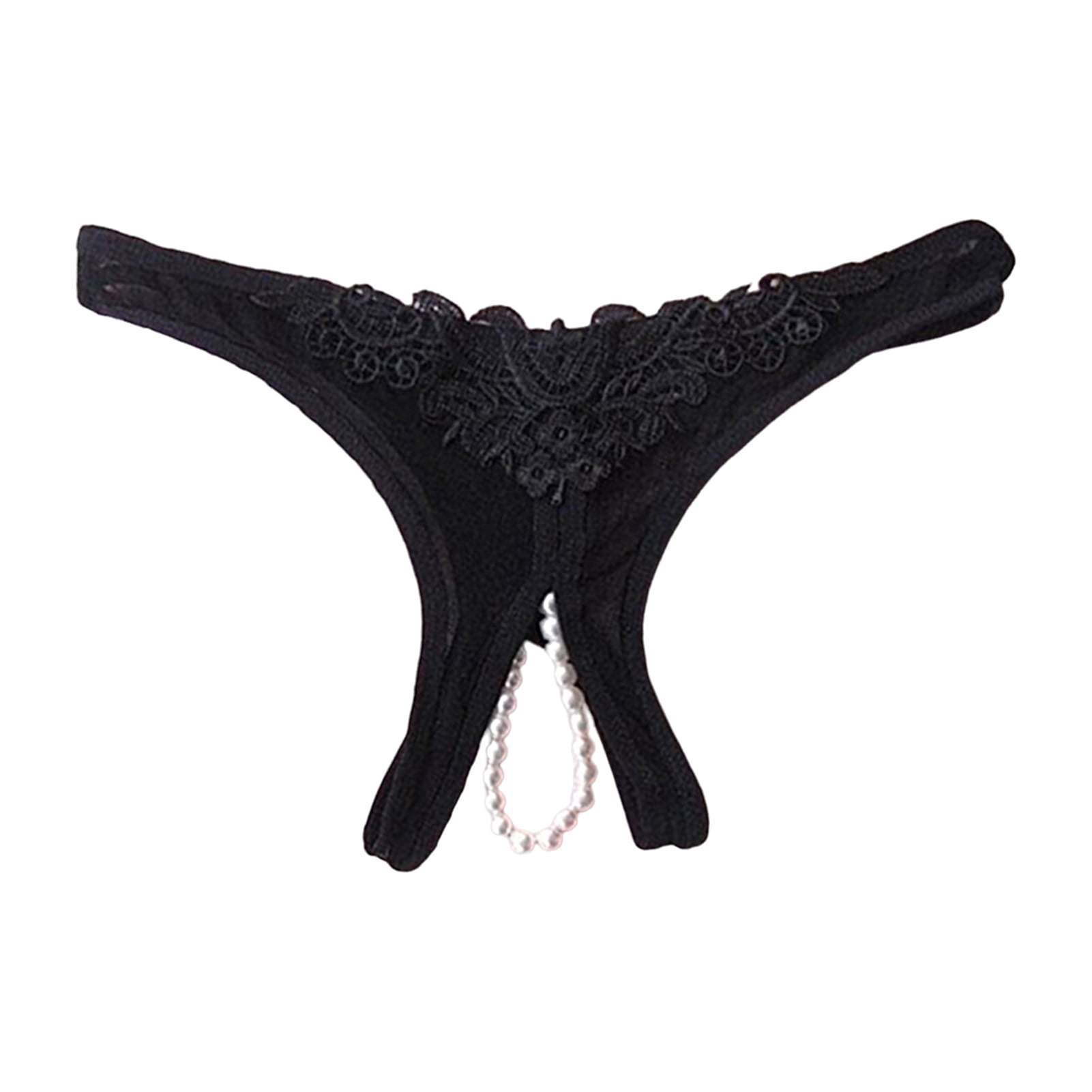 G-string Panties Low Waist Open Crotch See-through Hollow Hip G-String  Panties Women Accessory 
