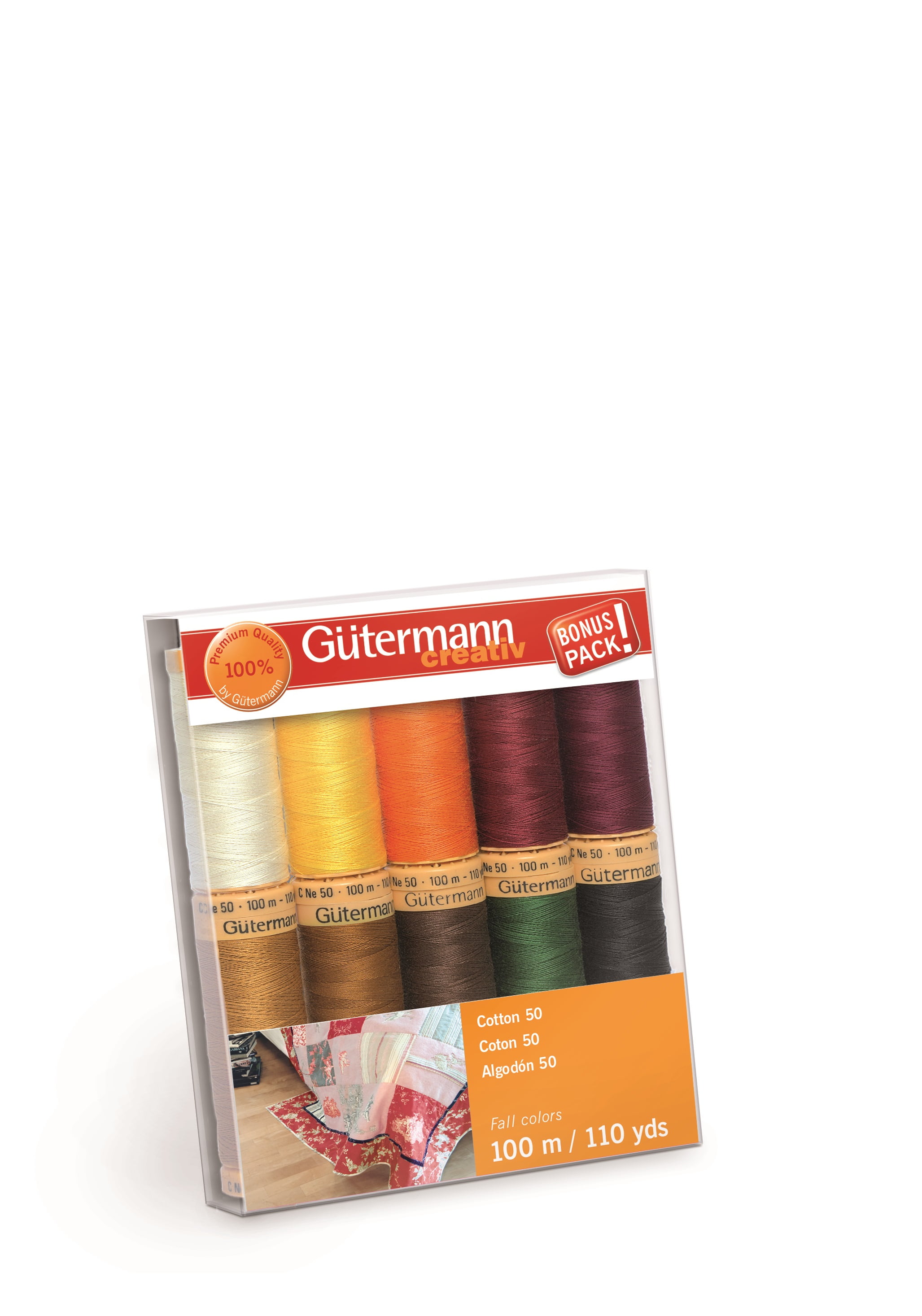 Gütermann Cotton 50 Fall Collection, 10 Spools