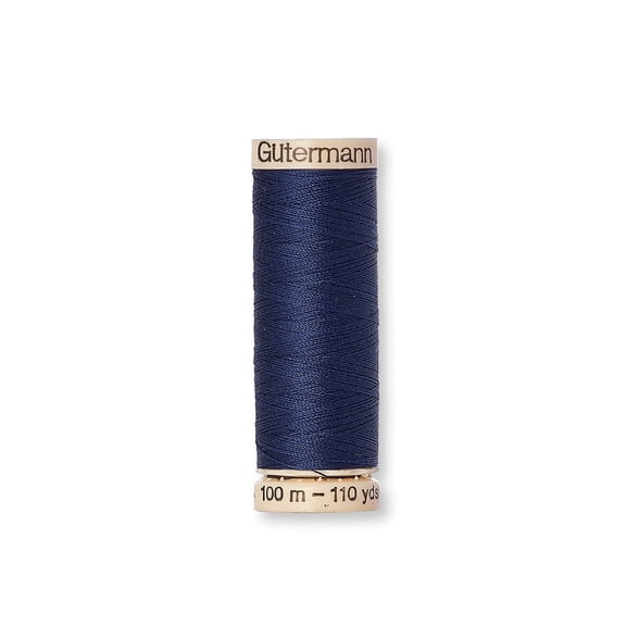 Gütermann Thread No. 100 Sew-all Universal Embroidery Micro Core Technology Polyester 110 Yards - 1 Spool, Brite Navy Blue (266)