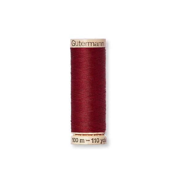Gütermann Thread No. 100 Sew-all Universal Embroidery Micro Core Technology Polyester 110 Yards - 1 Spool, Claret (440)