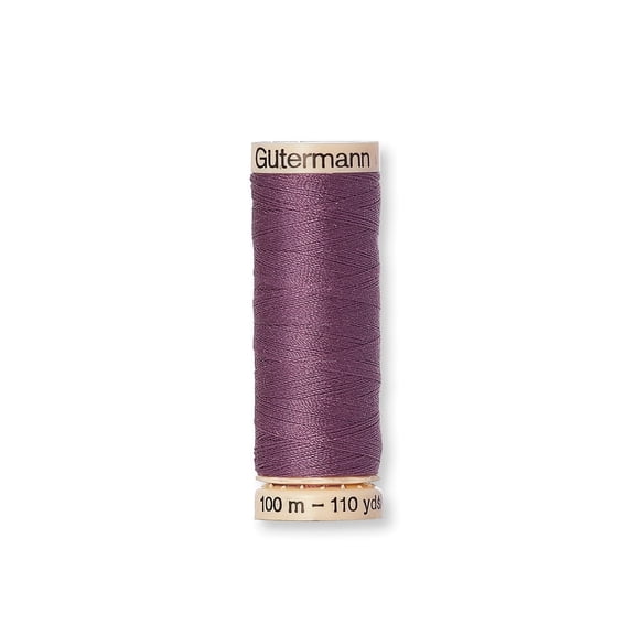 Gütermann Thread No. 100 Sew-all Universal Embroidery Micro Core Technology Polyester 110 Yards - 1 Spool, Dark Purple (942)