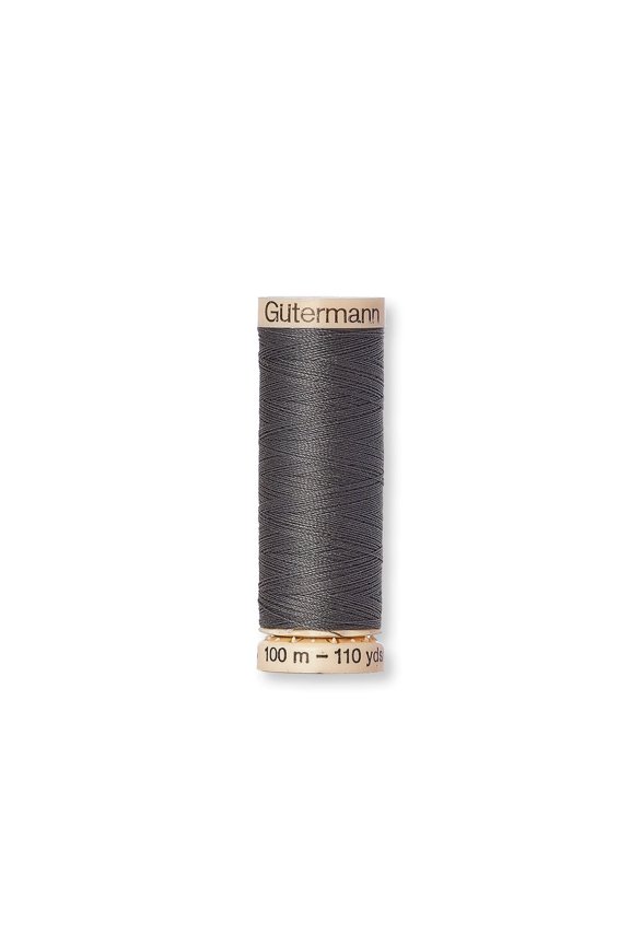 Gütermann Thread No. 100 Sew-all Universal Embroidery Micro Core Technology Polyester 110 Yards - 1 Spool, Grey (112)