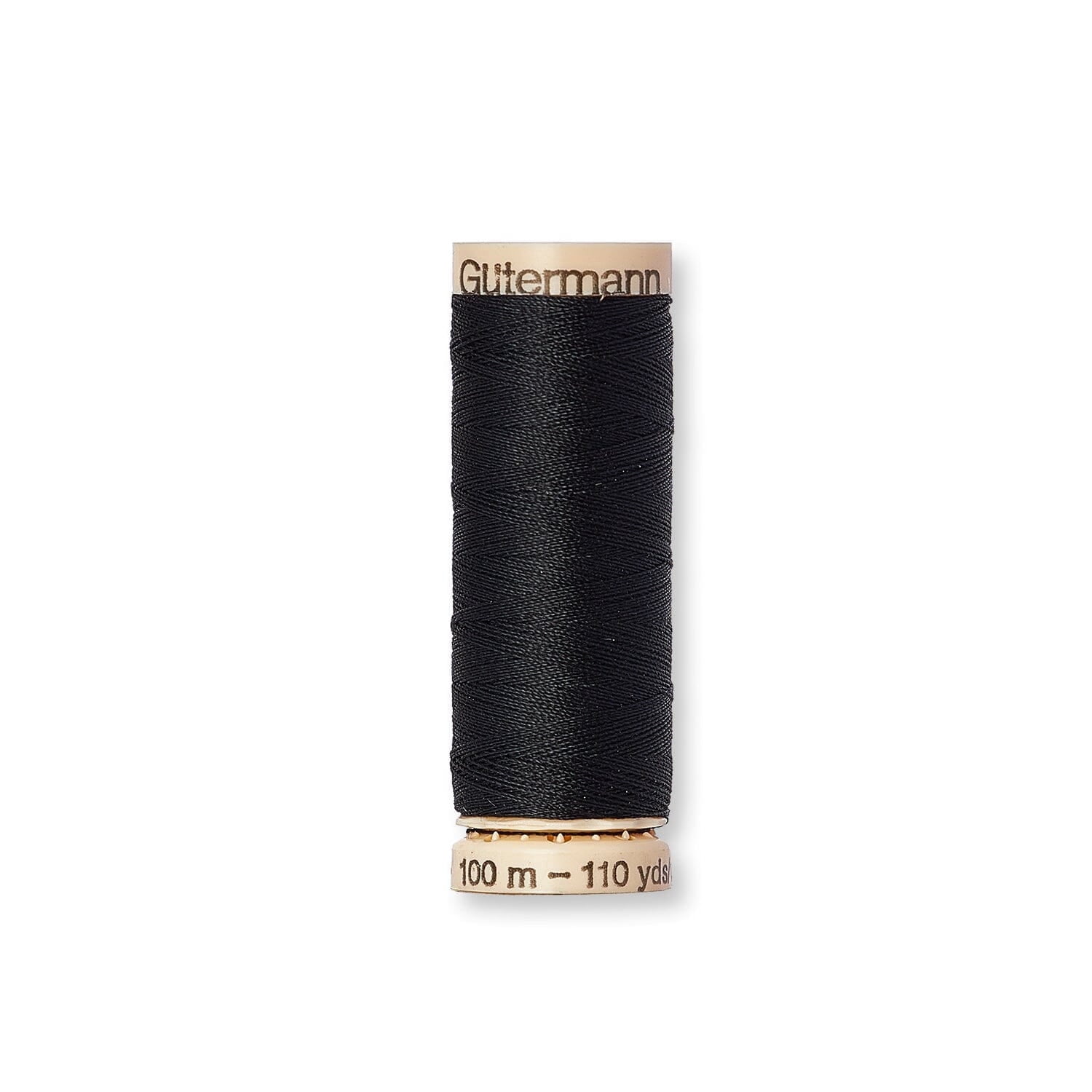 Gütermann Thread No. 100 Sew-all Universal Embroidery Micro Core Technology Polyester 110 Yards - 3 Spools, Black (10)