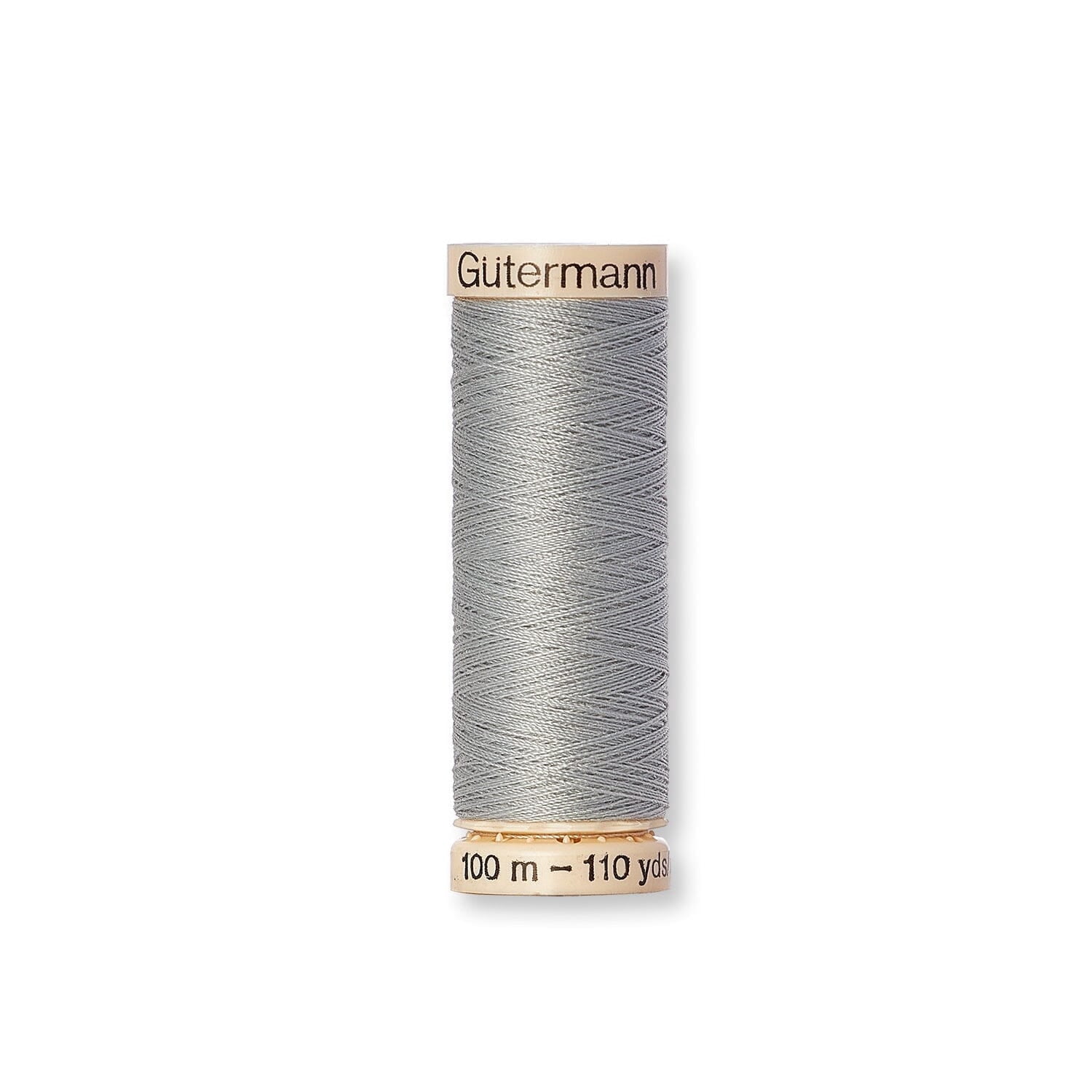 Gütermann Thread No. 100 Sew-all Universal Embroidery Micro Core Technology Polyester 110 Yards - 6 Spools, Silver (100)