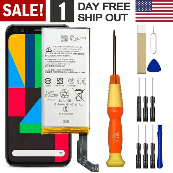 G020ib Replacement Battery G020I-B Battery for Google Pixel 4 G020i G020M Battery g020i Battery Free Adhesive Tool Kits