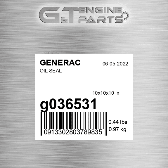 Generator Oil Seal