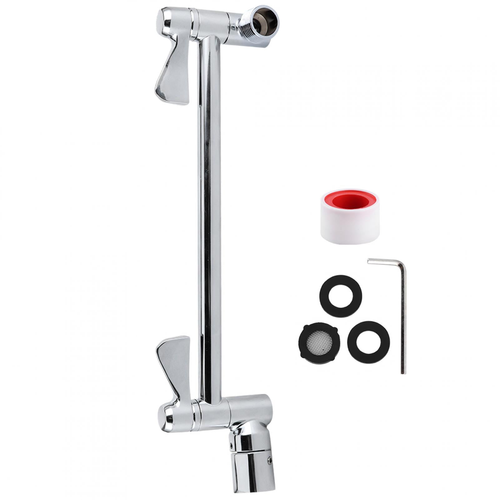 G1/2 Adjustable Top Shower Extension Arm Rod with Lock Joints Bathroom