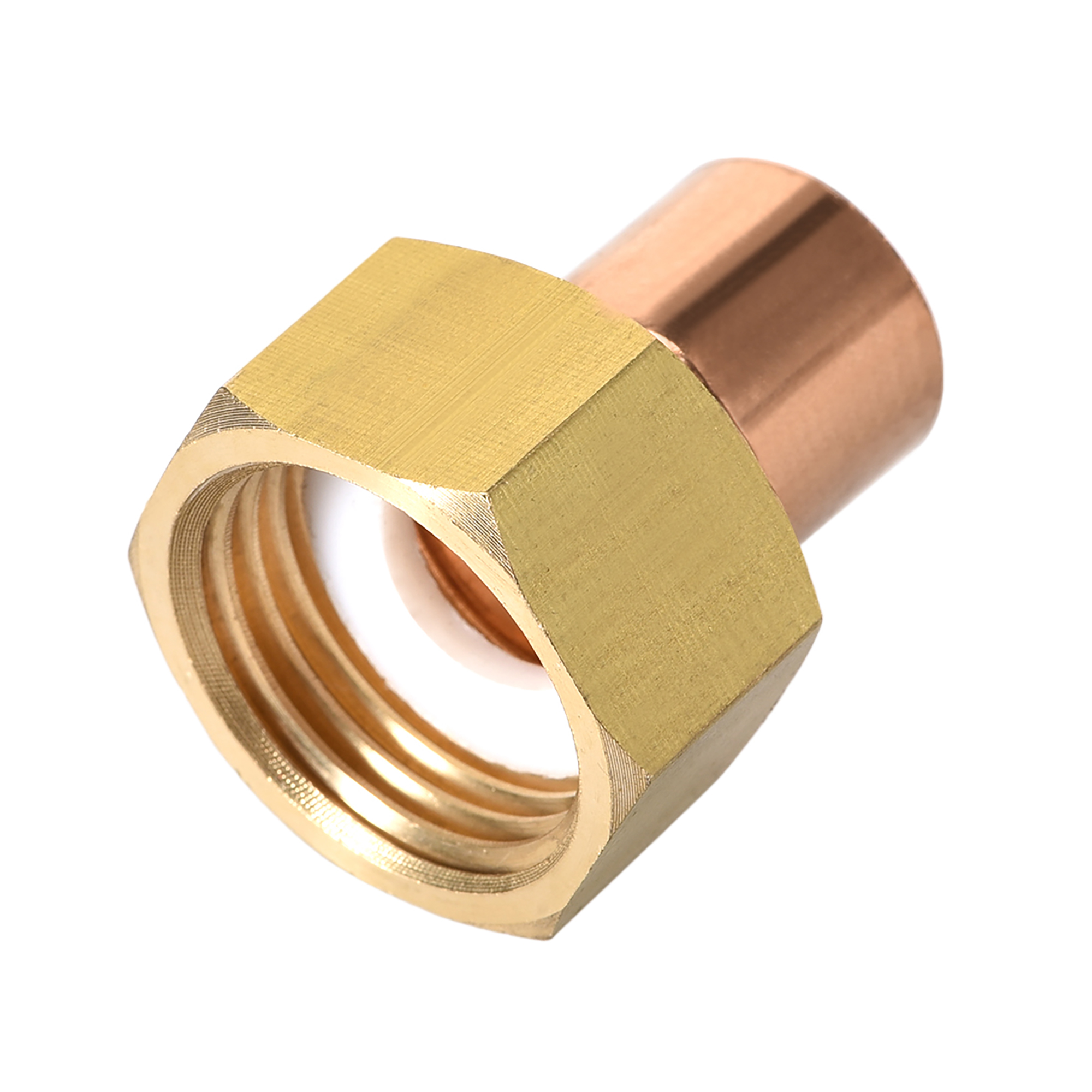 G1/2 Copper Union Fitting with Sweat Solder Joint to Male Threaded Connect for Use 12.7mm