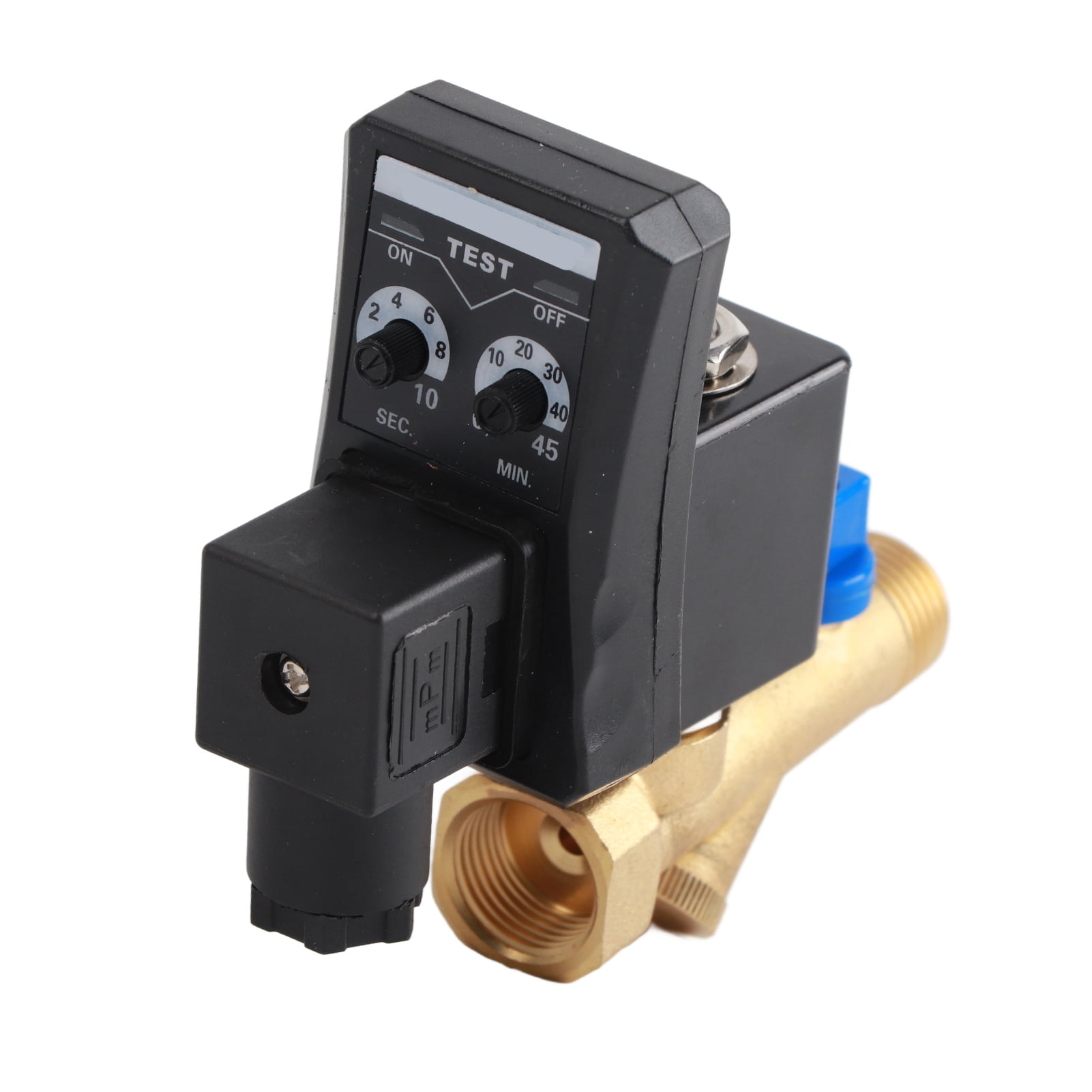 G1/2 DN15 Automatic Electronic Timed Drain Valve - 230V AC For Air Compressor Condensate Management