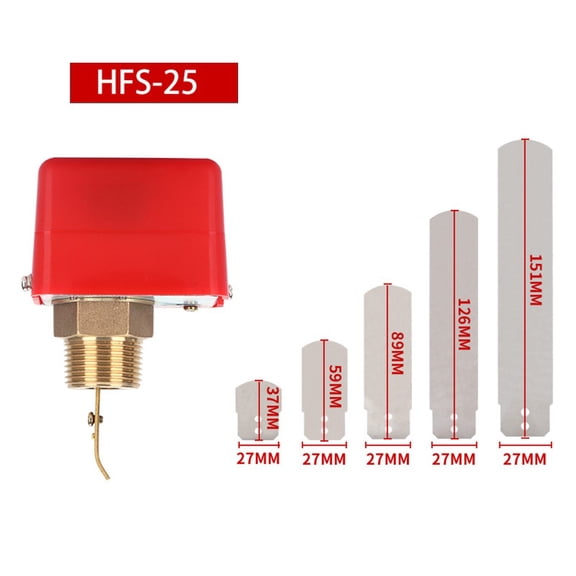 G1/2 G3/4 G1 Automatic Iron Paddle Water Flowing Switch Controller Valve Sensor Hfs-25