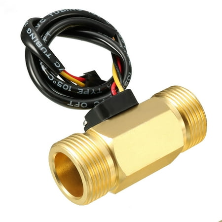 G1/2" Hall Liquid Water Flow Sensor Switch Flowmeter Meter 1-30L/min SEN-HZ21WI