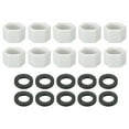 thumbnail image 1 of G1/2" Hex Female Thread PPR Pipe Fitting End Cap, Tubing Stopper for Preventing Leakage, White 20Pcs, 1 of 4