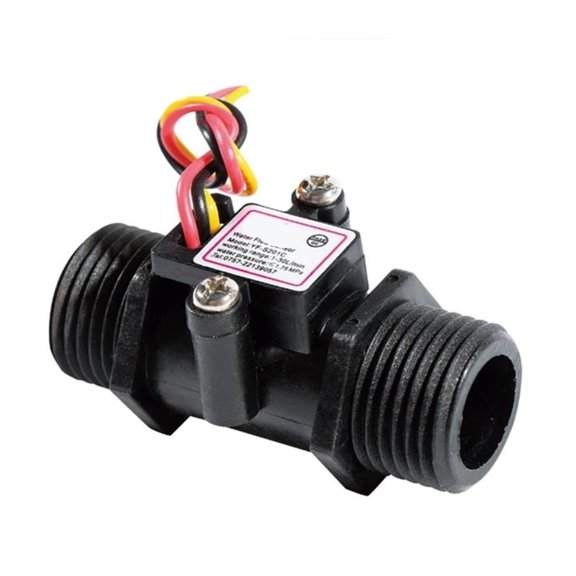 G1/2 Inch Turbine Digital Flow Meter LCD Water Flowmeter Electronic Fluid Counter Indicator
