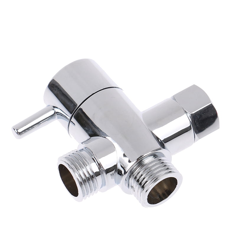 G1/2" Shower Head Diverter Valves Water Separator Adjustable Three-way Valve For Handheld Nozzle ...