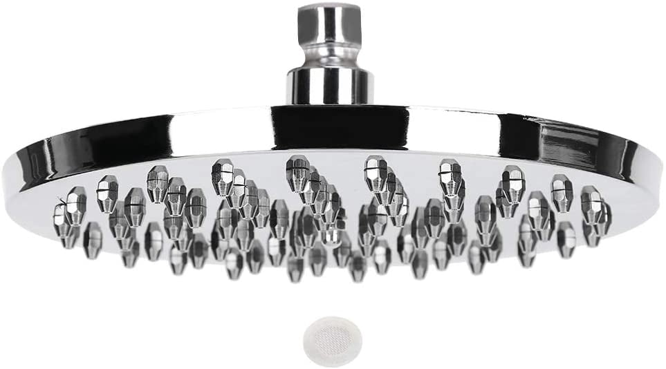 G1/2 Shower Head - High Pressure Rain Luxury Modern Chrome Look Easy ...