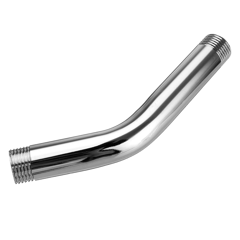 G1/2" Stainless Steel Shower Head Extension Angled Shower Arm Extra ...
