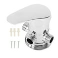 G1/2in 3 Way Bathroom Angle Valve for Shower Head Water Separator