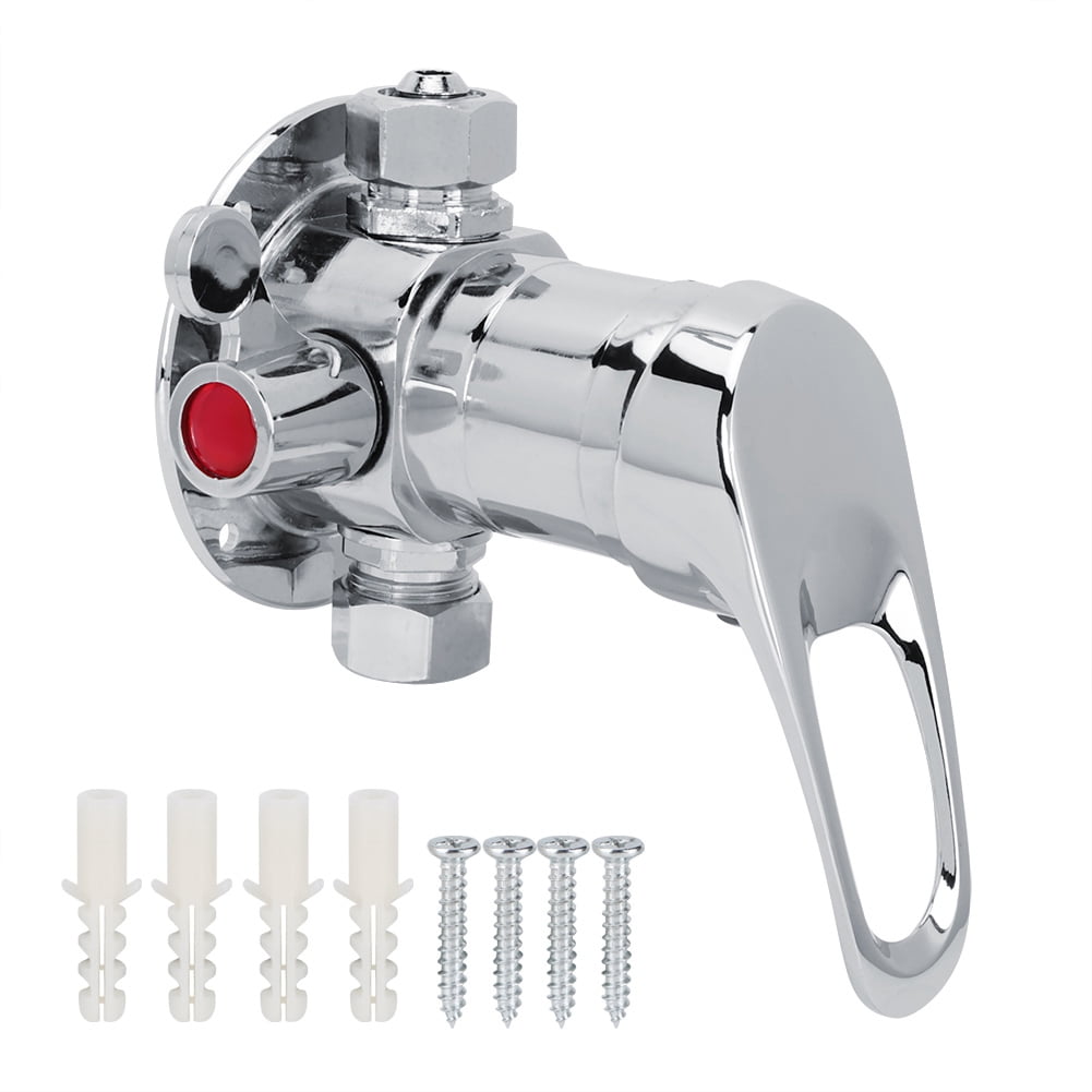 G1/2in Bathroom Zinc Alloy Solar Shower Head Mixing Valve Multi