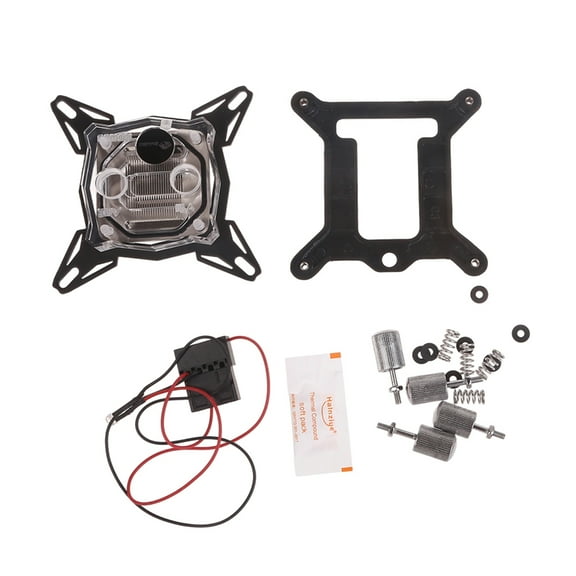G1/4" Base Inner Channel PC Water Cooling Block For Intel 775/1150/1155/1156 CPU