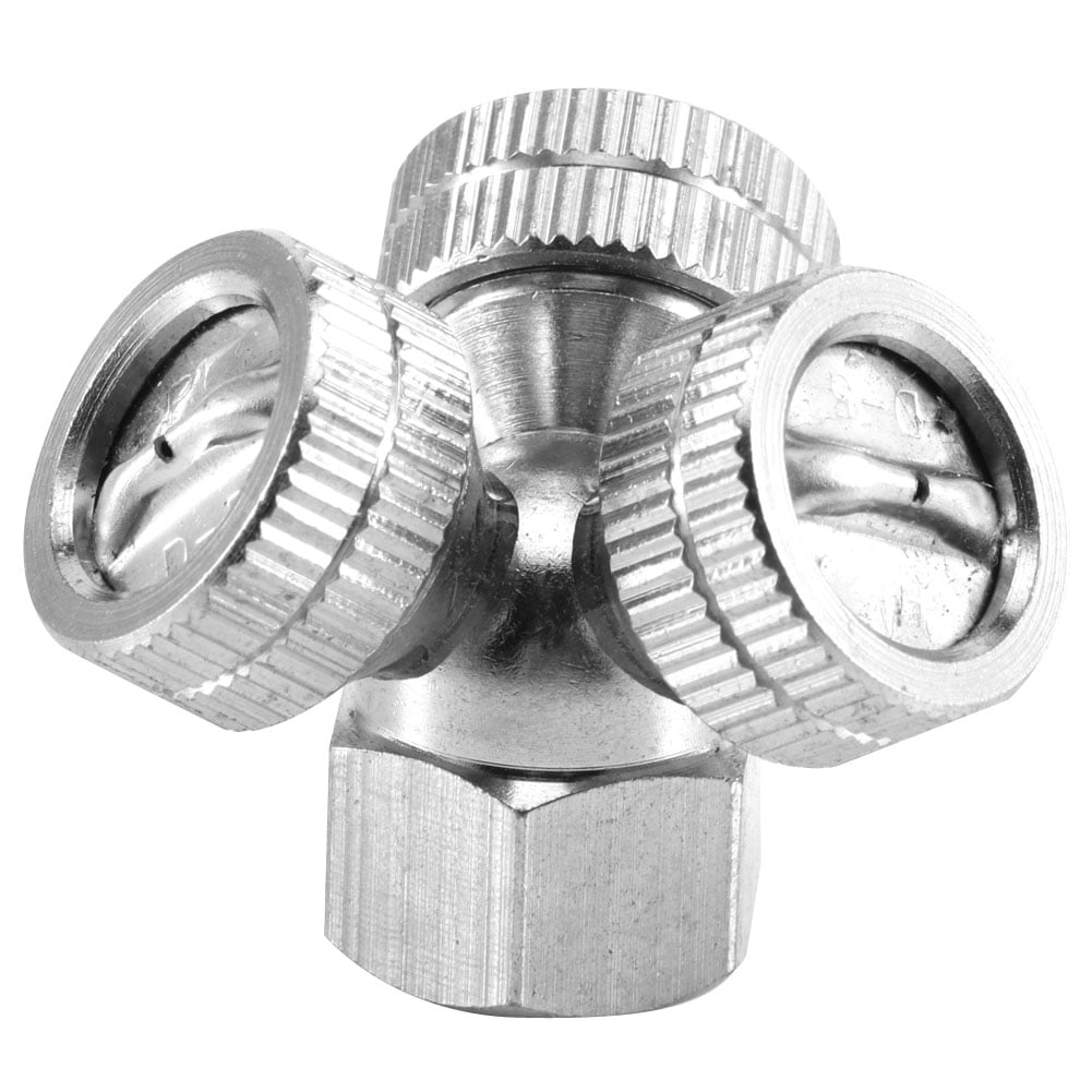 G1/4 Copper Chromeplated Watering Nozzle Fan shaped Spray Head Electric