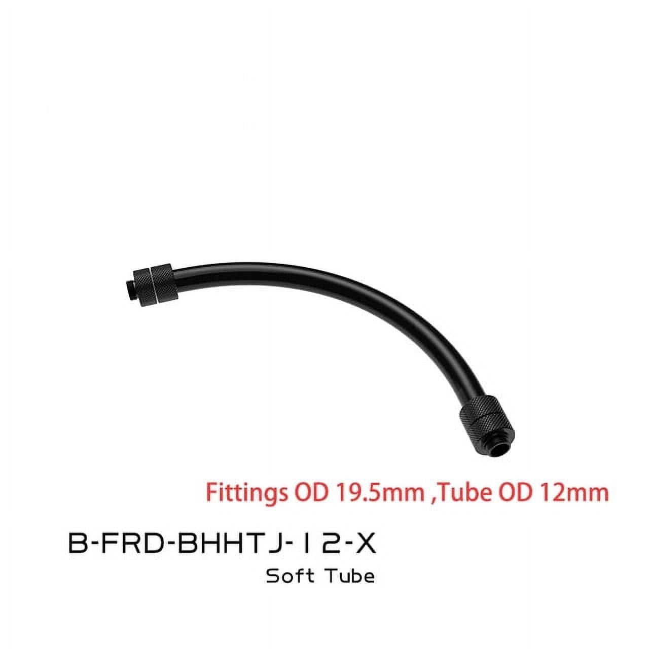 G1/4‘ Fitting + Soft Tube Degree Rotating Computer PC Water Cooling ...