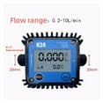 thumbnail image 1 of G1/4" G1" Micro Flow Digital Display Meter Gear Flow Meter Gasoline Oil Hydraulic Oil Soy Oil Water 0.2-10L/min 10-100LPM ,Accurate Measurements, 1 of 6