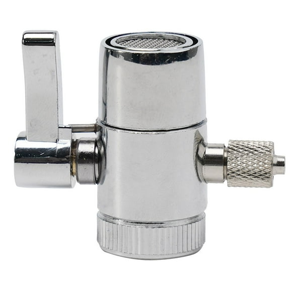 G1/4-Inch Faucet Adapter Diverter Valve, Countertop Water Filter Connector, Universal Tubing Adapter for Kitchen Taps