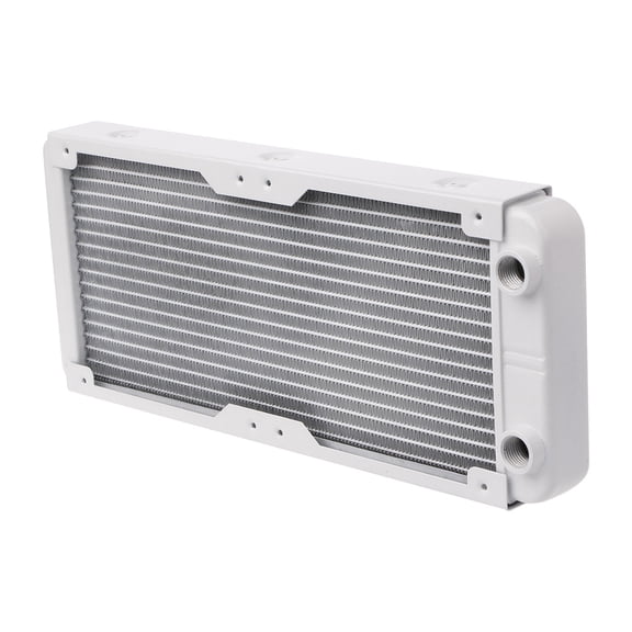 G1/4 Thread 240mm PC Water Heat Exchanger Computer Aluminum Heat Radiator Heat Sink for Computer Water Cooling System