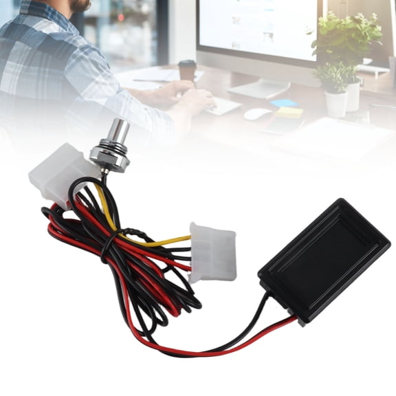 G1/4 Thread Analog Temperature Gauge for PC Liquid Cooling, 5V-24V